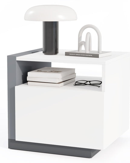 Giantex Modern Nightstand with Drawer