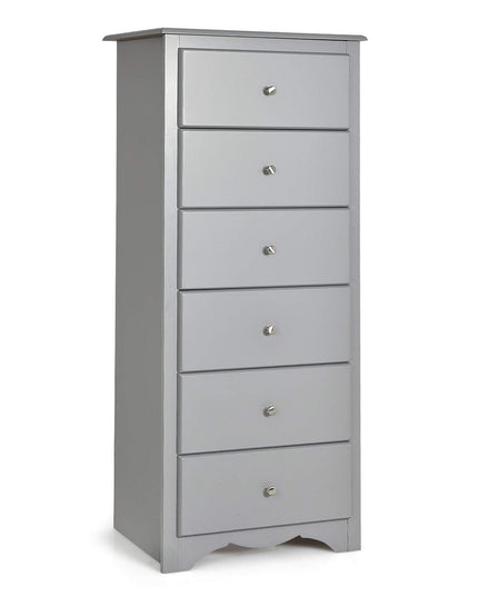 6 Drawer Chest Wooden Dresser Clothes Organizer Bedroom