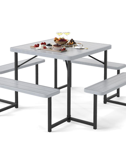 Giantex Picnic Table Bench Set for 4-8 People