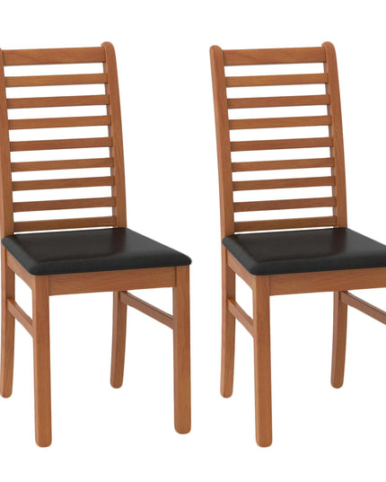 Giantex Wooden Dining Chairs Set of 2/4 for Living Room
