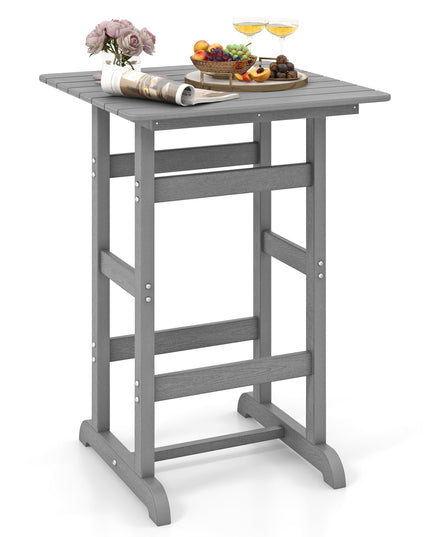 Giantex  42" Height HDPE Square Pub Table