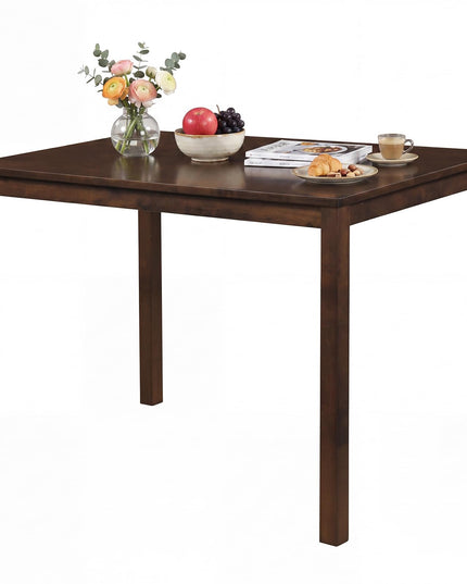 Giantex  43.5" Solid Rubber Wood Kitchen Table