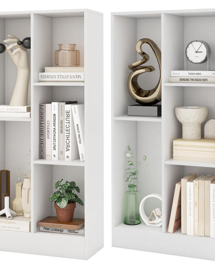 Giantex 5-Cube Bookcase Set of 1/2, Freestanding Bookshelf w/2 Anti-toppling Kits