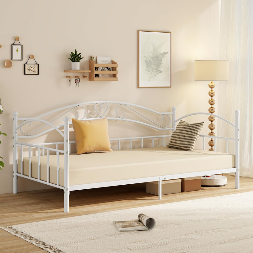 Giantex Metal Twin Daybed Modern Sofa Day Bed