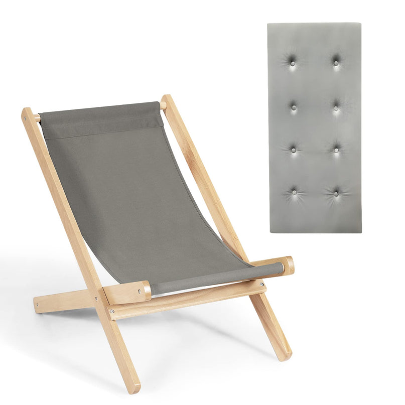 Giantex Outdoor Lounge Chair Indoor Living Room Chaise Lounge with 3 Adjustable Positions