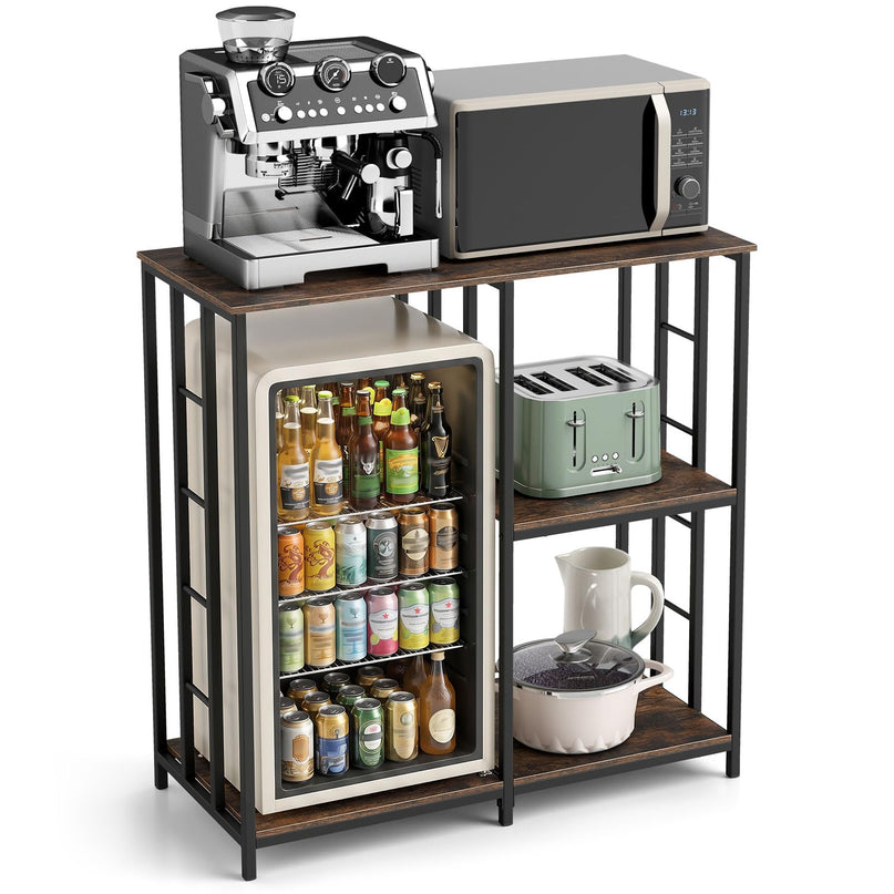 Giantex Kitchen Bakers Rack with Open Shelves
