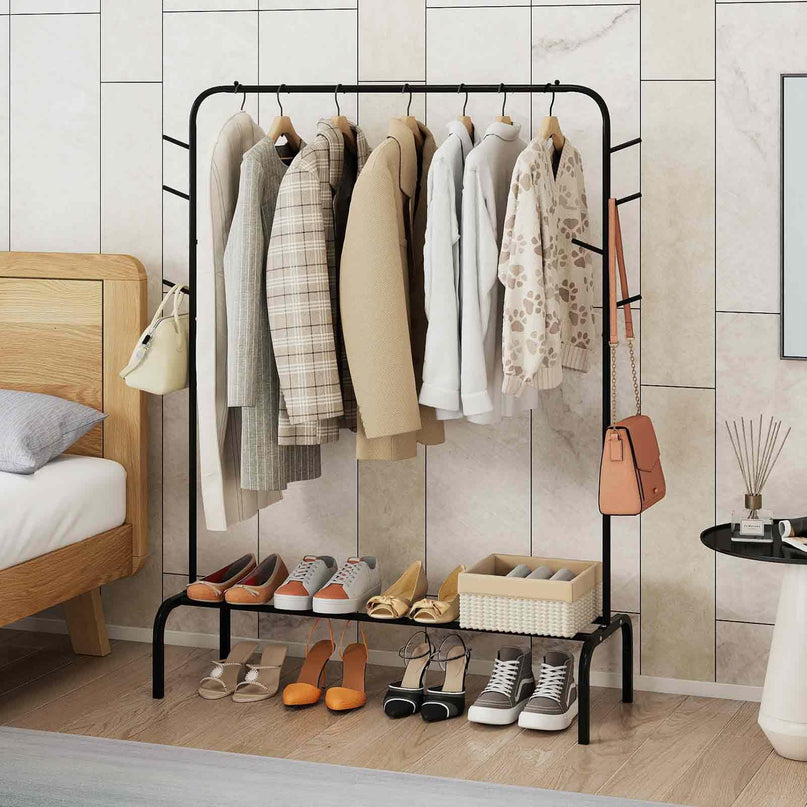 Giantex Garment Clothing Rack 50 Inch Wide Freestanding Clothes Rack