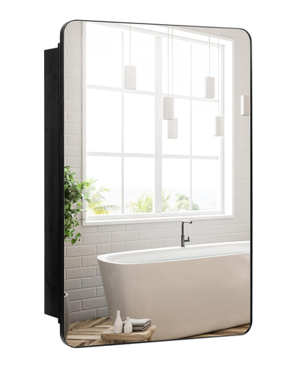 Giantex Medicine Cabinet Mirror, 20x30” Bathroom Cabinet with Beveled Mirror