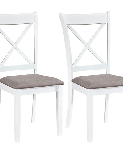 Giantex Rubber Wood Dining Room Chairs with Comfortable Backrest & Padded Seat