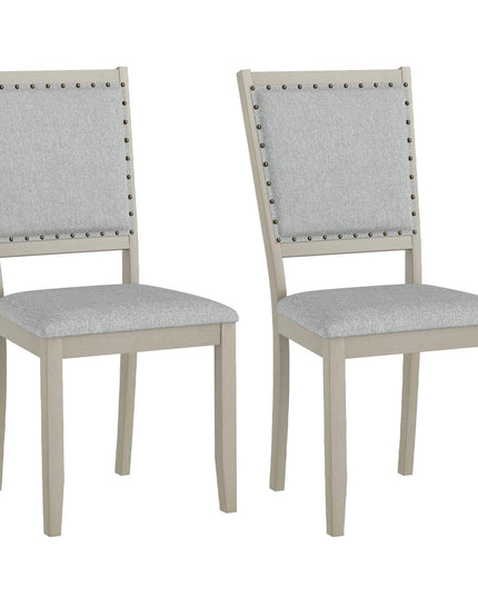 Giantex Farmhouse Dining Chairs Set of 2/4 for Dining Room Living Room Restaurant