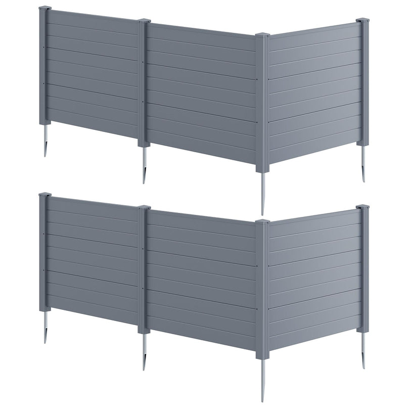 Clôture de climatiseur Giantex 48 po L x 36 po H à 3/6 panneaux