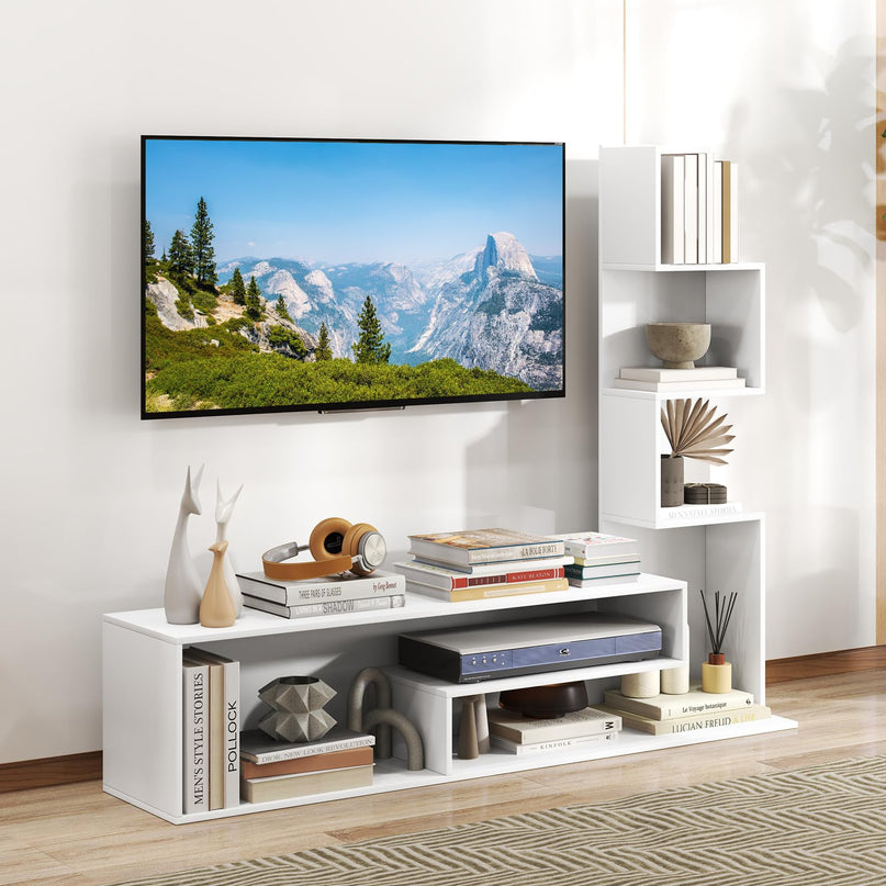 Giantex Book Shelf TV Stand for 50 Inch TV