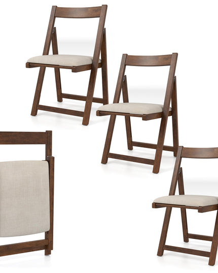 Giantex Folding Dining Chairs Set of 4