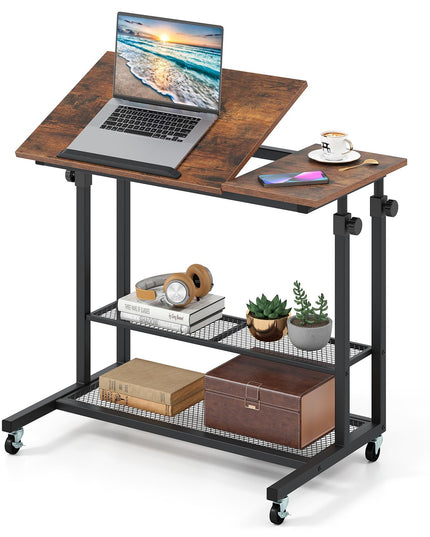 Giantex Mobile Standing Desk for Small Space