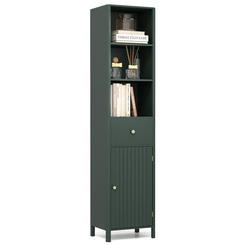 Giantex 67" Tall Bathroom Cabinet for Small Spaces