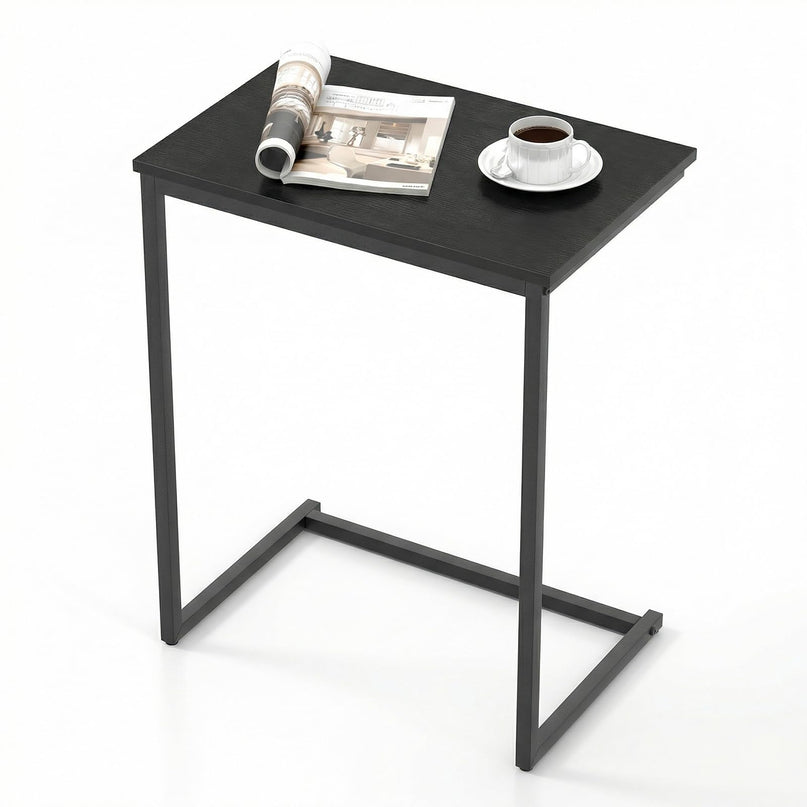 Giantex 26.5"  C Shaped End Table for Living Room