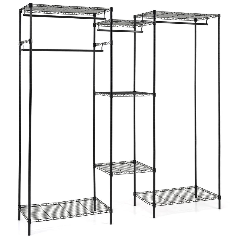 Giantex Portable Wardrobe Convertible Clothes Organizer