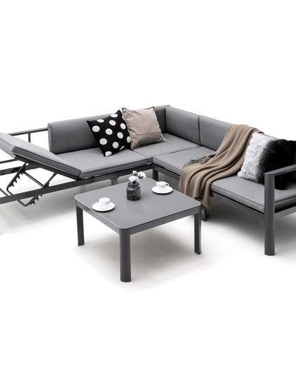 Giantex 3 Pieces Aluminum Patio Furniture Set