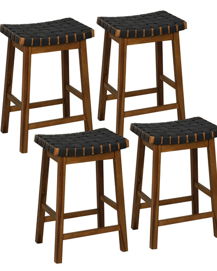 Giantex Woven Saddle Stools Set of 2