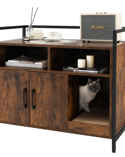 Cat Litter Box Enclosure - Giantex