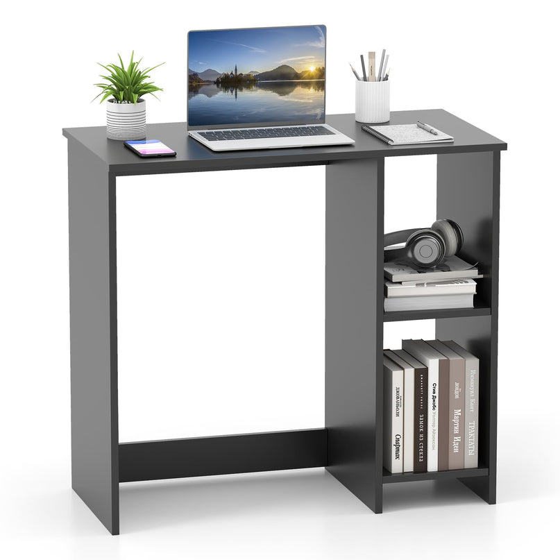 Giantex Small Desk with Storage for Small Spaces