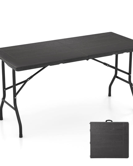 Giantex 5 FT Folding Table, HDPE Foldable Dining Table for 6