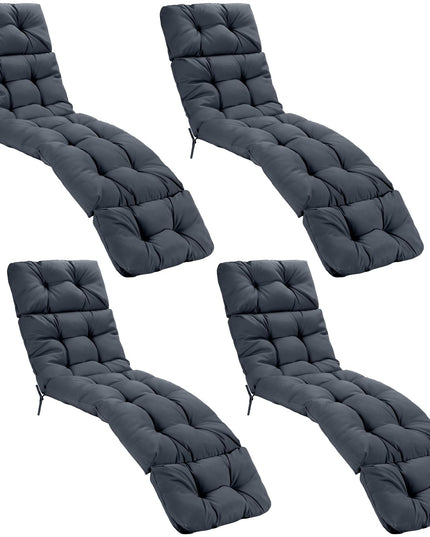 Giantex Set of 1/2/4 Lounge Chair Cushion(73X22X4 Inch)