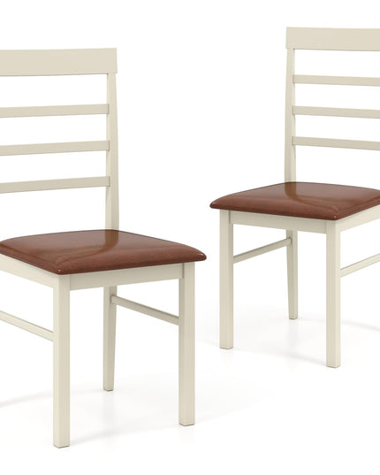 Giantex Wooden Dining Chairs Set for Dining Room Living Room