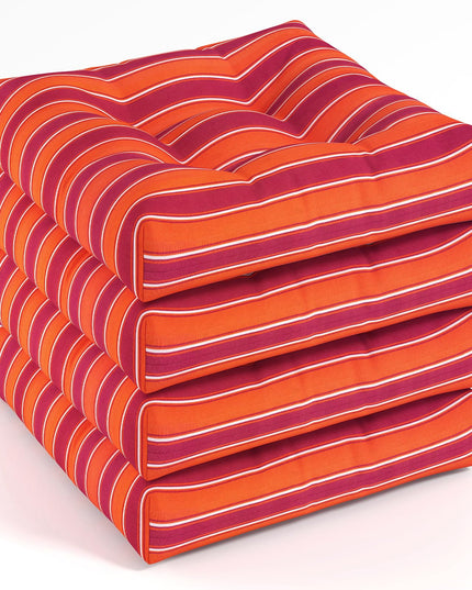 Giantex 2/4/6 Pack Tufted Patio Cushions 4 Inch Thick Outdoor Chair Pads