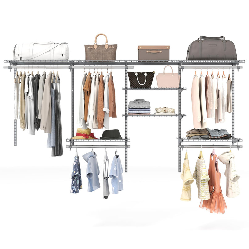 Giantex Closet Organizer System Wall-mounted Custom Closet Kit