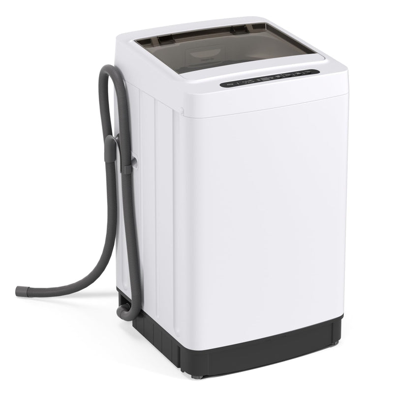 Giantex Portable Washing Machine, 1.5 cu.ft Compact Washer with Drain Pump, LED Display