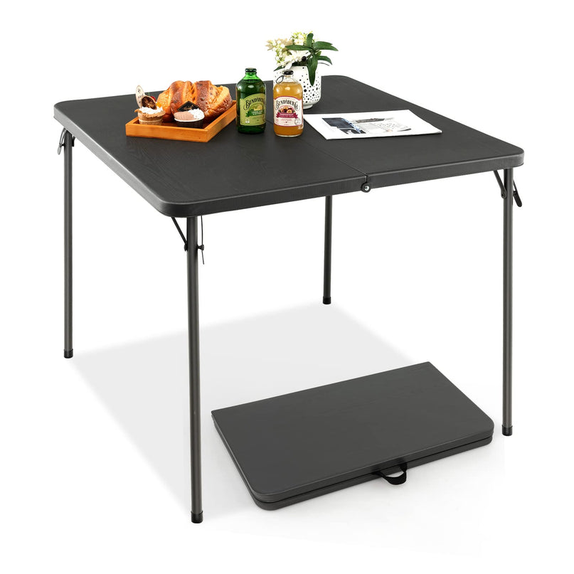 Giantex Portable Folding with All Weather HDPE Tabletop for Beach