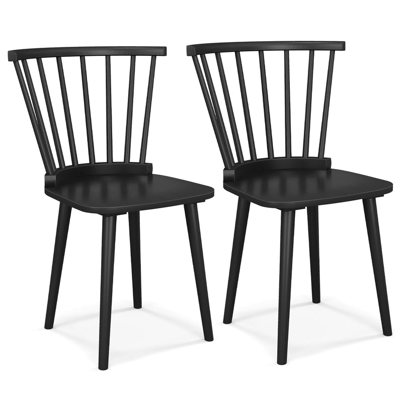 Giantex Windsor Dining Chairs Set of 2/4 for Home Living Room