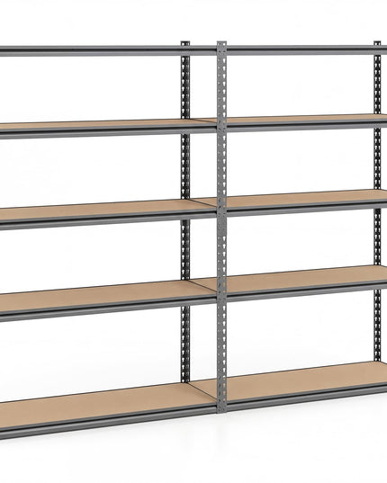 Giantex 5-Tier Metal Storage Shelves(48" x 18" x 72")
