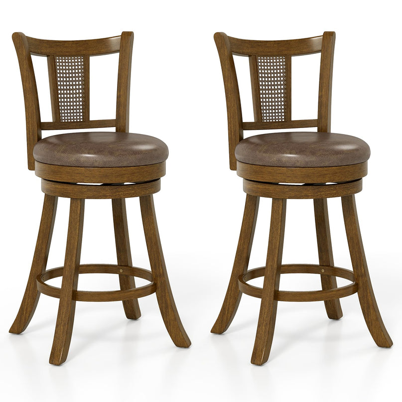 Giantex 25"/30" Bar Stools Set of 2/4 for Kitchen Island Dining Room Pub