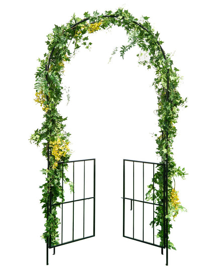 Giantex Garden Arbor Trellis with Door