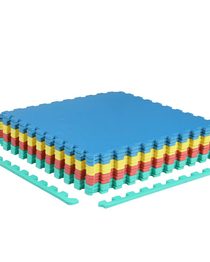 Giantex 0.5" Thick Non-Slip EVA Foam Floor Tiles with Borders