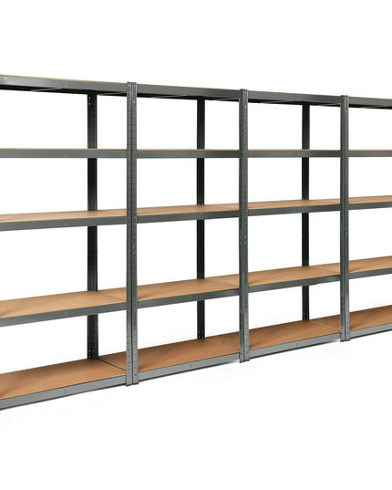 Giantex Shelving Rack Storage Shelf Steel Garage Utility Rack 5-Shelf Adjustable Shelves