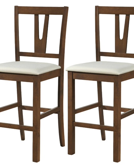 GIANTEX 24" Counter Height Mid-Century Bar Stools Set of 2/4