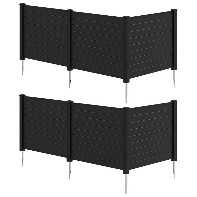 Clôture de climatiseur Giantex 48 po L x 36 po H à 3/6 panneaux