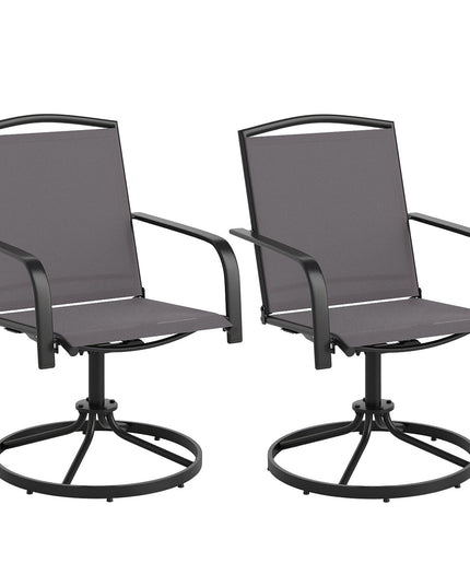 Giantex Outdoor Swivel Chairs Set of 2/4