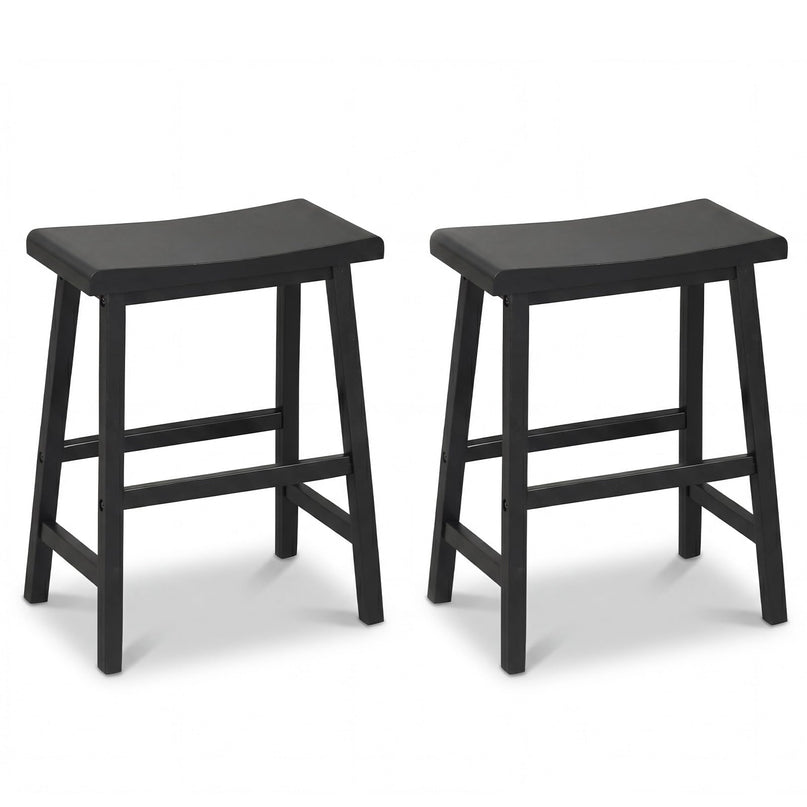 Tabourets de bar Giantex 24 pouces de hauteur avec repose-pieds (2/4)