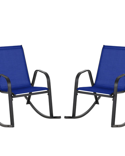 Giantex Outdoor Rocking Chairs , Patio Rocking Chairs w/Breathable Seat & Back