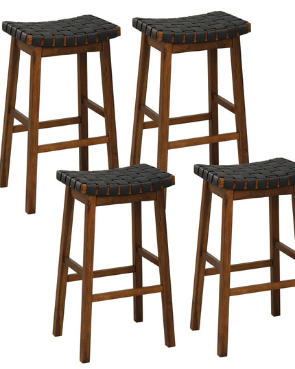 Giantex Woven Saddle Stools Set of 2