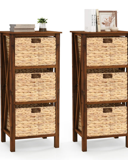 Giantex Wooden X-Design Side Table End Table