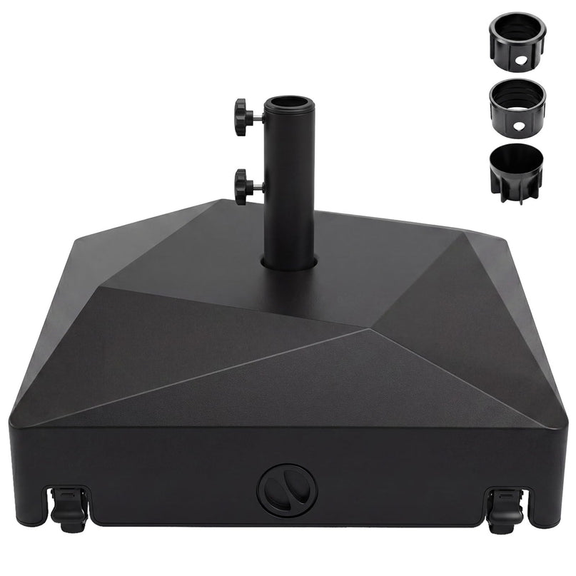 Giantex Fillable Patio Umbrella Base with 4 Wheels