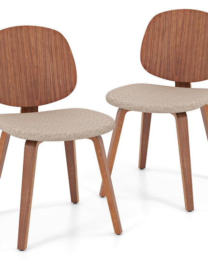 Giantex Wooden Dining Chairs Set of 2/4 for Living Dining Room