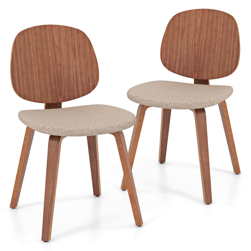 Giantex Wooden Dining Chairs Set of 2/4 for Living Dining Room