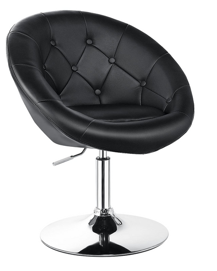 Giantex Swivel Round Tufted Vanity Chair, Set of 2 Height Adjustable