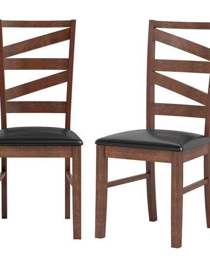 Giantex Wooden Dining Chairs Set of 2/4 for Dining Room